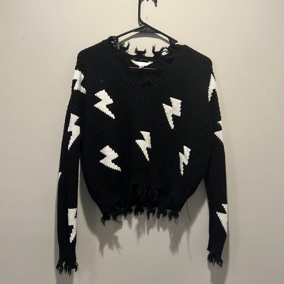 No Boundaries Sweaters Lightning Bolt Sweater Poshmark